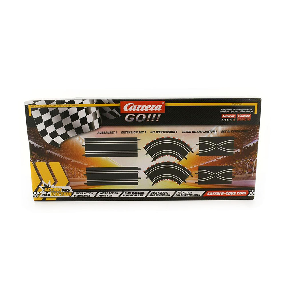 Carrera Licensed 1:43 Scale Extension Set # 1 With 6 Track Pieces Model Toy