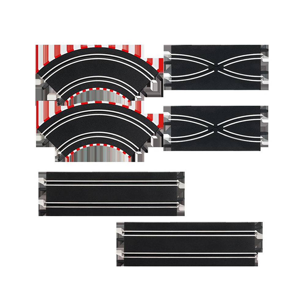 Carrera Licensed 1:43 Scale Extension Set # 1 With 6 Track Pieces Model Toy