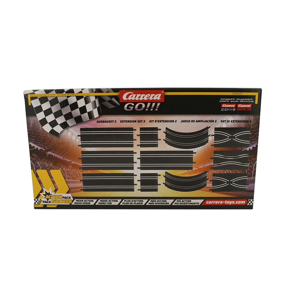 Carrera Licensed 1:43 Scale Extension Set # 2 With 11 Track Pieces Model Toy