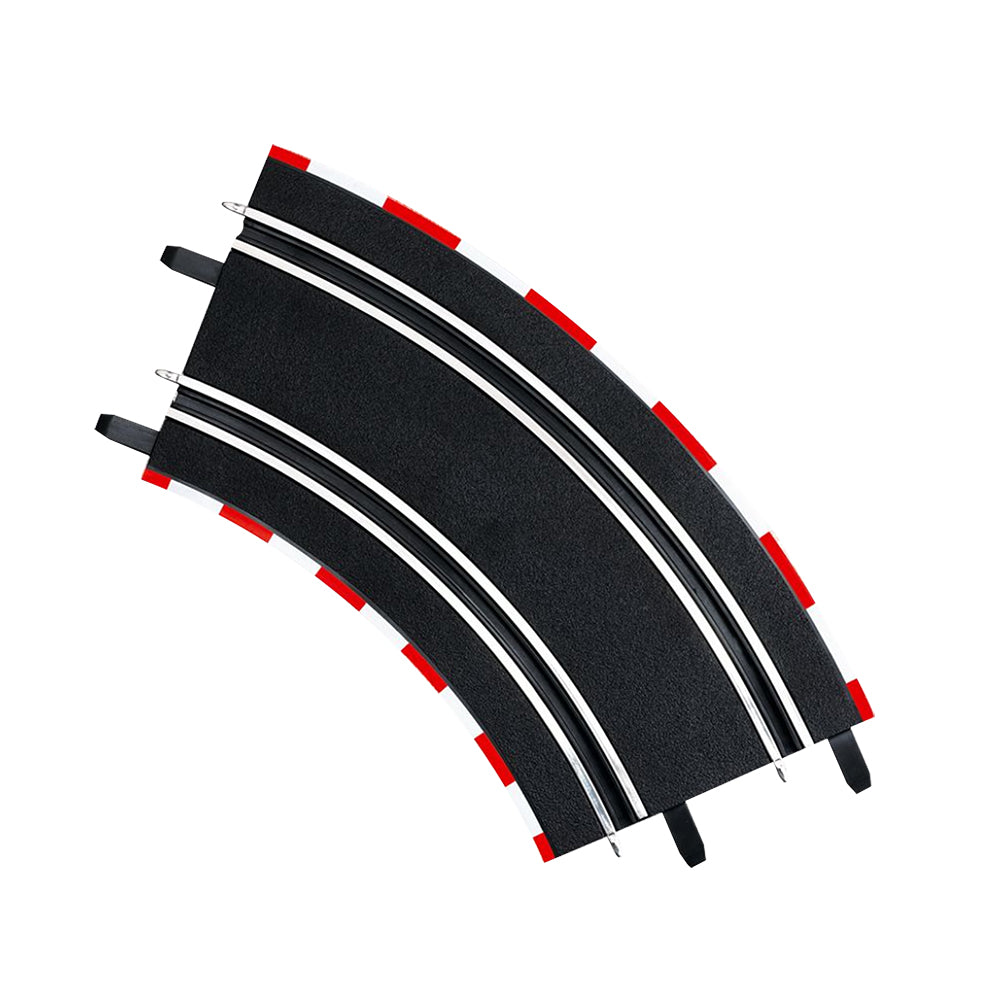 Carrera Licensed 4 Pieces Of Curve Track 2/45 Dgrees Racing Track Expansion Accessory