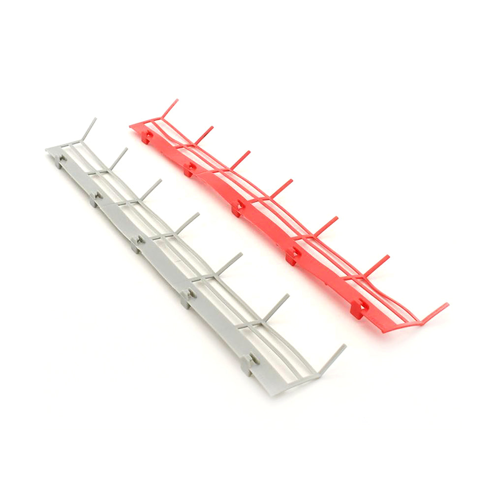 Carrera Licensed 10 Pieces Of Red Grey Guard Rail Fence Realistic Toy