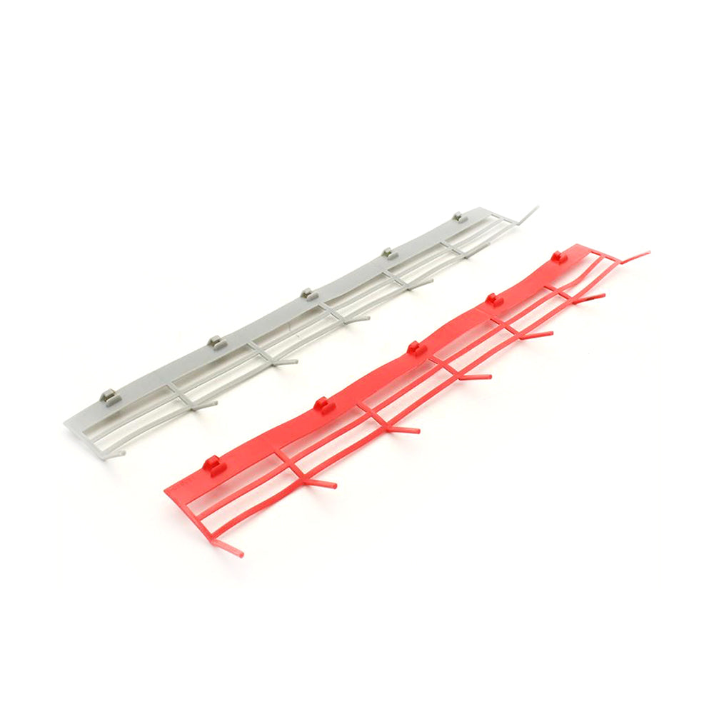 Carrera Licensed 10 Pieces Of Red Grey Guard Rail Fence Realistic Toy