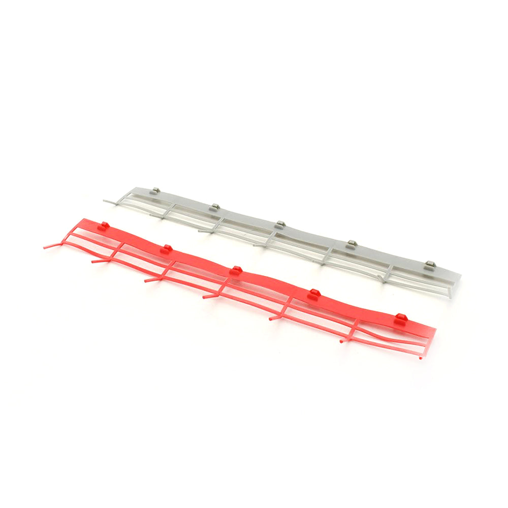 Carrera Licensed 10 Pieces Of Red Grey Guard Rail Fence Realistic Toy