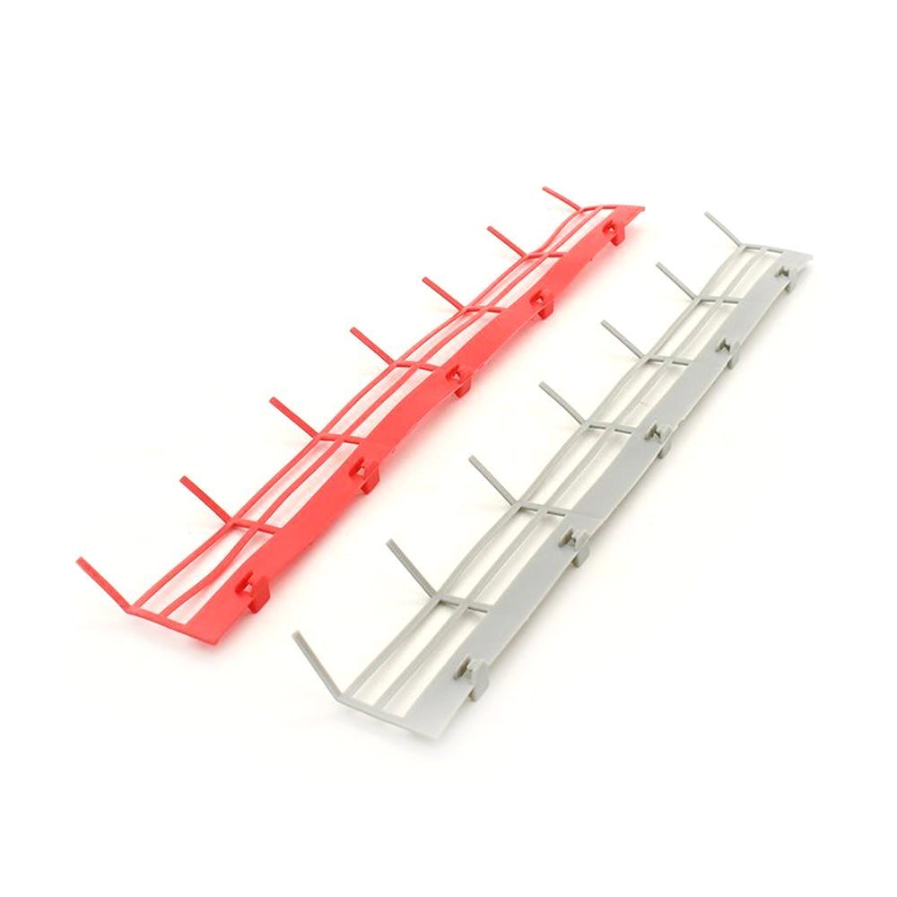 Carrera Licensed 10 Pieces Of Red Grey Guard Rail Fence Realistic Toy