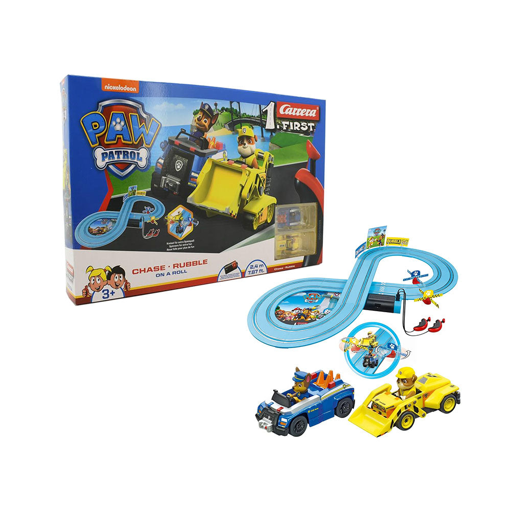 Carrera Licensed Car First Battery Set Paw Patrol On a Roll Model Toy