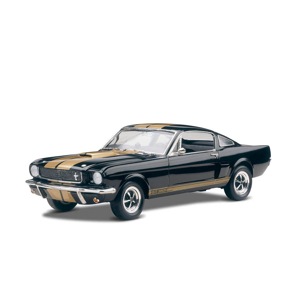 Revell Licensed 1:24 Scale 1966 Shelby GT350H Black Model Toy Car 189mm Includes 91 Parts