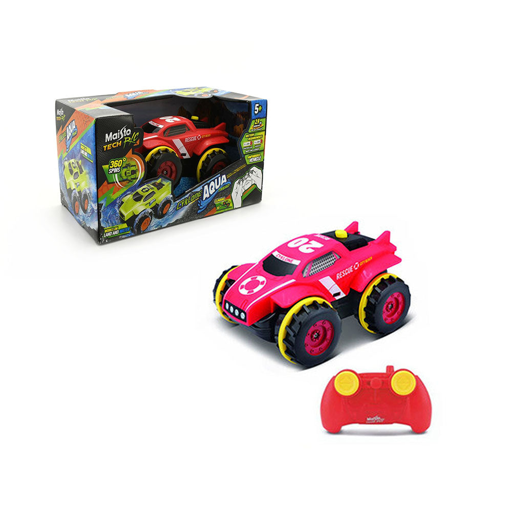 Maisto Tech Licensed 2.4Ghz Cyklone Aqua Tread Amphibious Remote controlled Vehicle Red