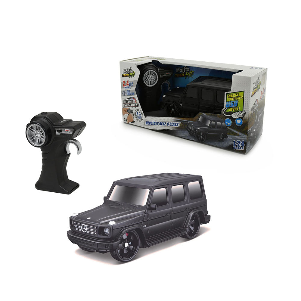 Maisto Remote Controll Car 1:24 Mercedes Benz G Class With Chargeable Battery