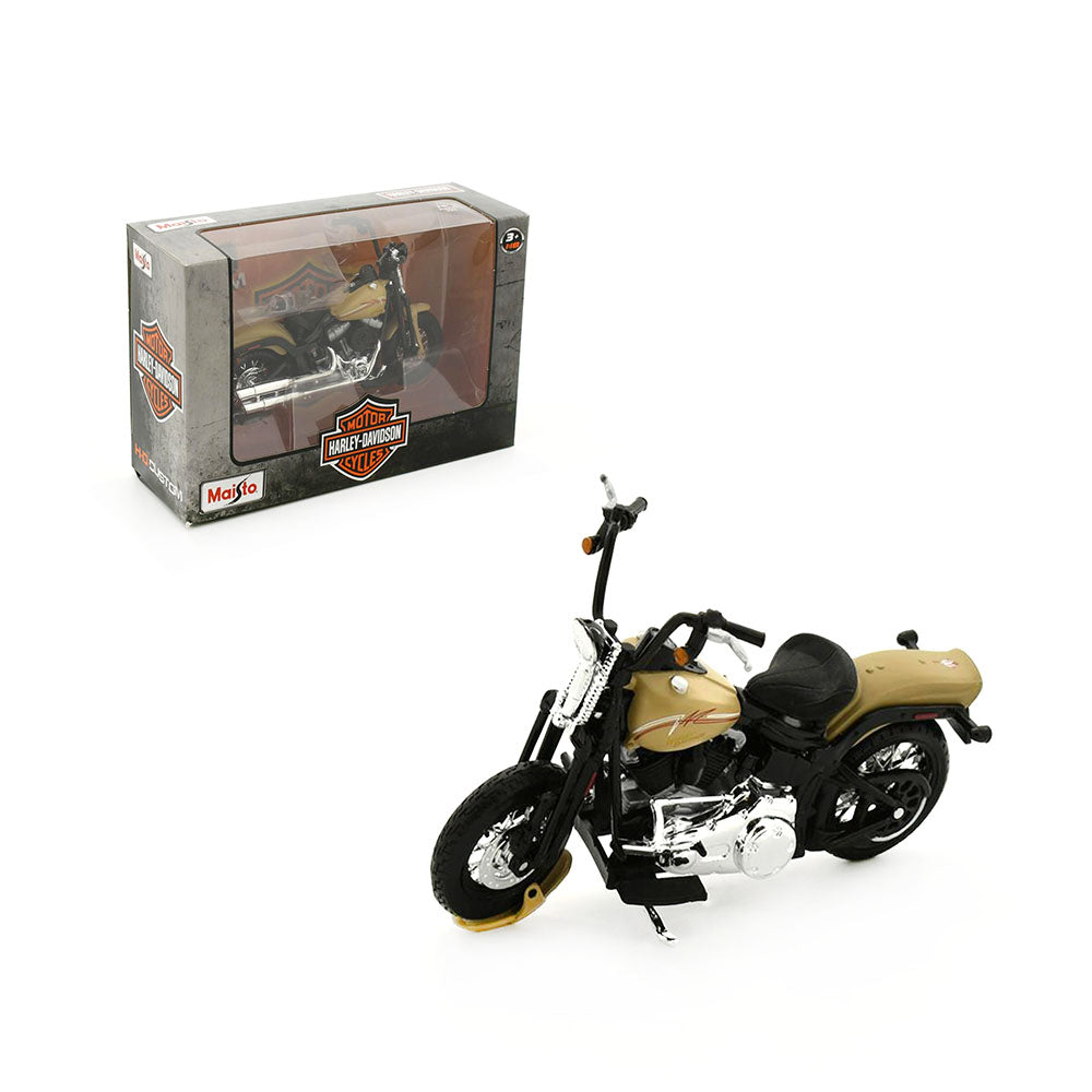 Maisto Licensed 1:18 Scale 2008 Flstsb Cross Bones Harley Davidson Motocycle