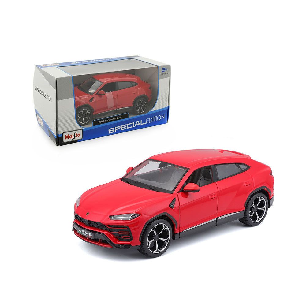 Maisto Licensed 1:24 Scale Lamborghini Urus Diecast Model Car Red