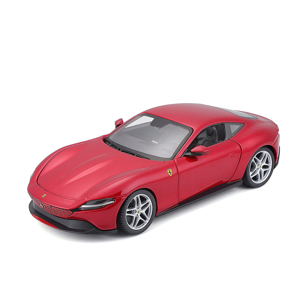 Bburago Licensed 1:24 Scale Ferrari R & P Roma Red Sporty Coupe Diecast Car Model Toy