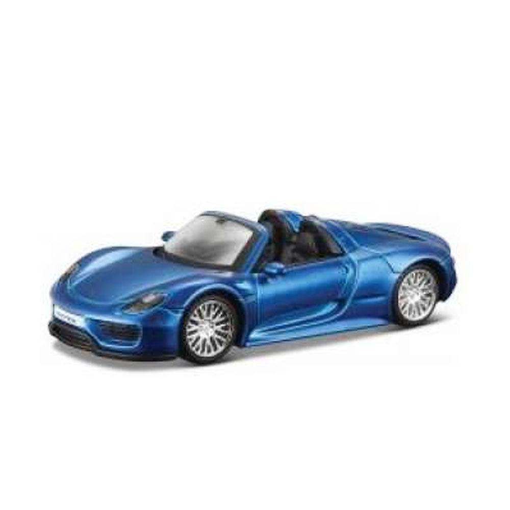 Maisto Licensed 1:64 Scale Design Porsche 918 Spyder Diecast Model Car Blue