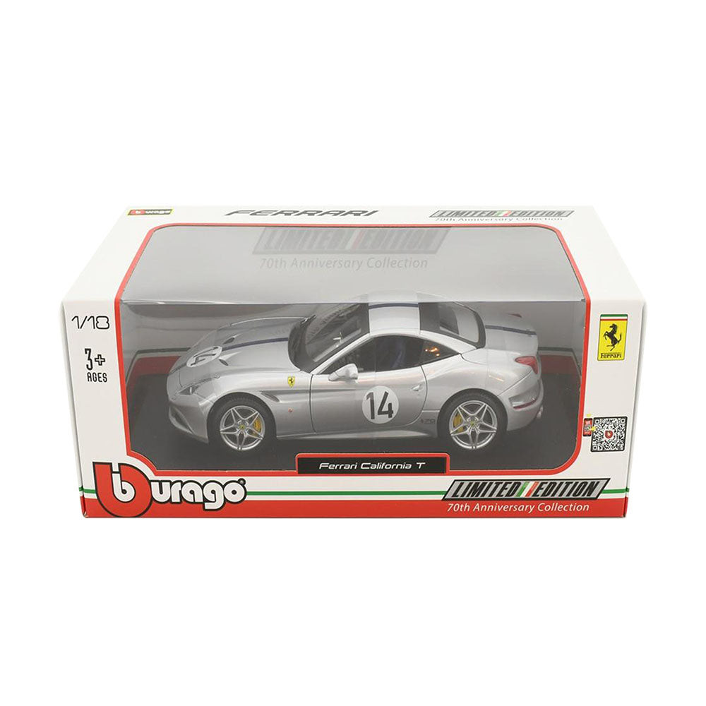 Bburago Licensed 1:18 Scale Ferrari California T #14 'The Hot Rod' Limited Edition Model Car