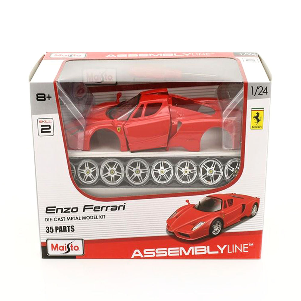 Maisto Licensed 1:24 Scale Assembly Line Ferrari Enzo Diecast Model Car