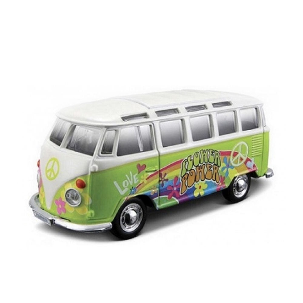 Maisto Licensed 1:25 Scale Hippy Line Volkswagen Samba Diecast Model Car 