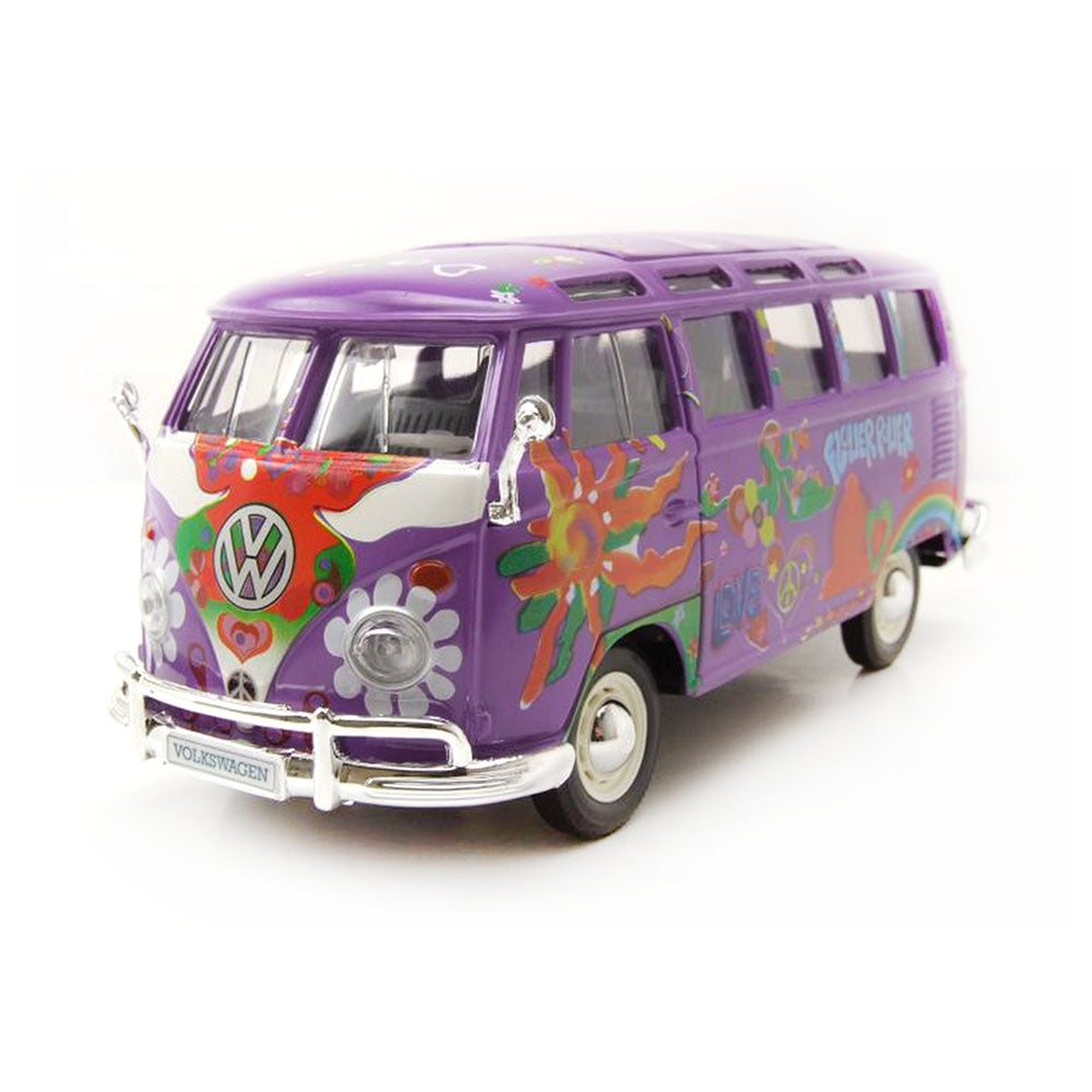 Maisto Licensed 1:25 Scale Hippy Line Volkswagen Samba Diecast Model Car