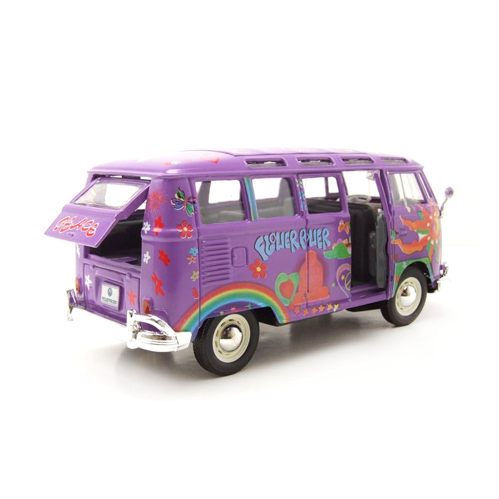 Maisto Licensed 1:25 Scale Hippy Line Volkswagen Samba Diecast Model Car