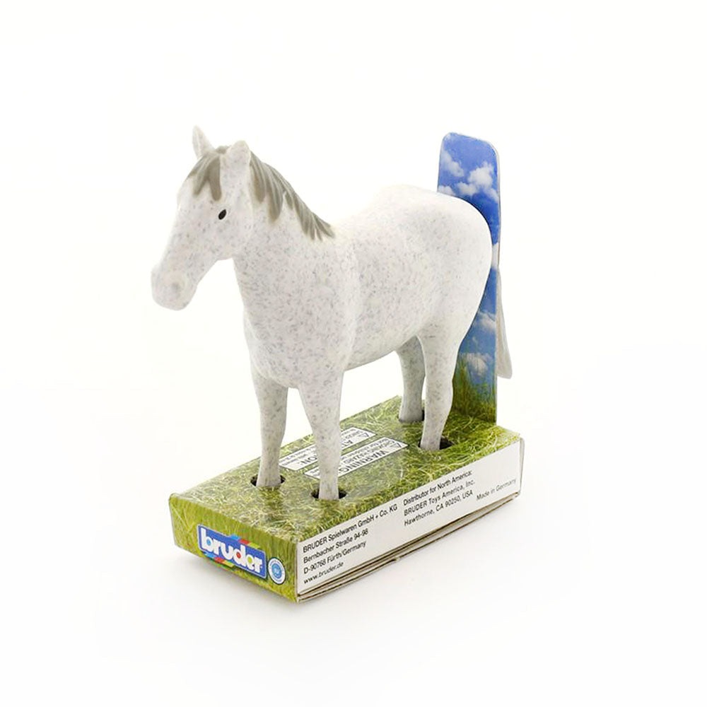 Bruder Licensed 1:16 Scale White Horse Model Toy