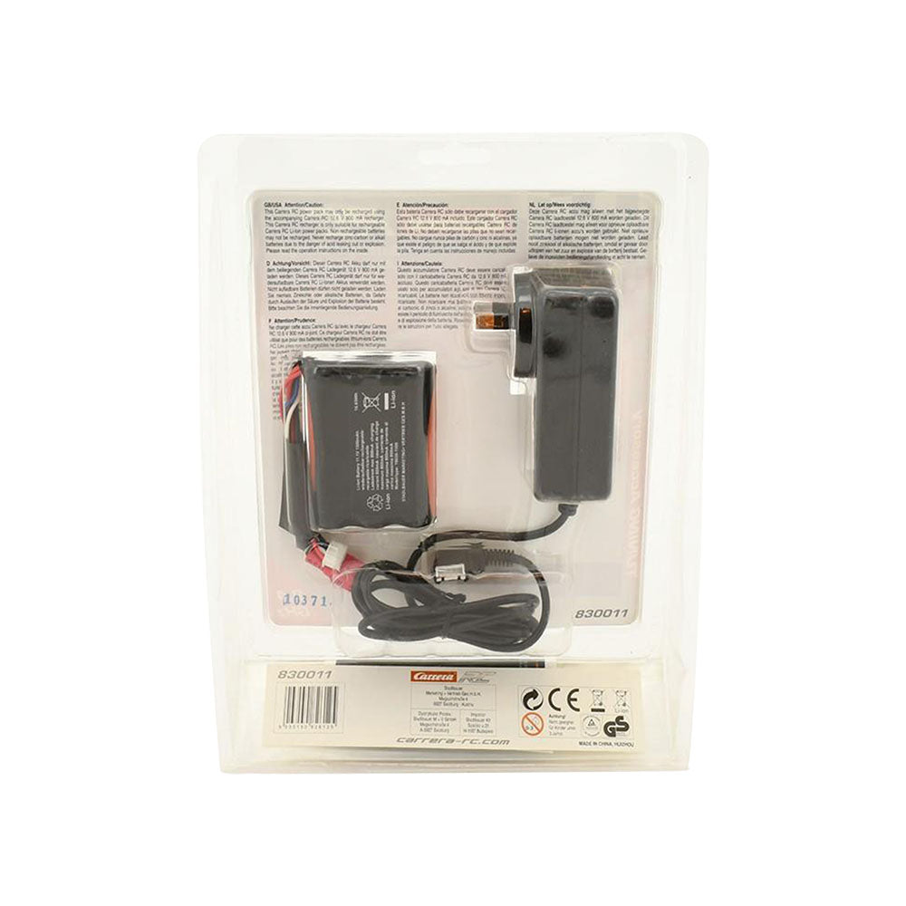 Carrera RC 11.1V 1500mAH Rechargeable LI Battery & 12.6V 800mA Charger Pack