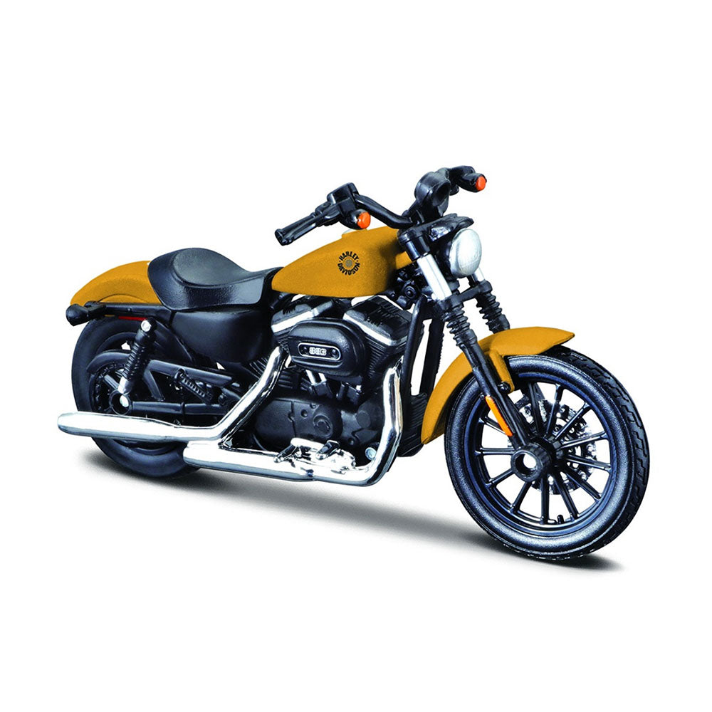 Maisto Licensed 1:18 Scale Harley Davidson Sportster Iron 883 2014 Diecast Model Toy Yellow