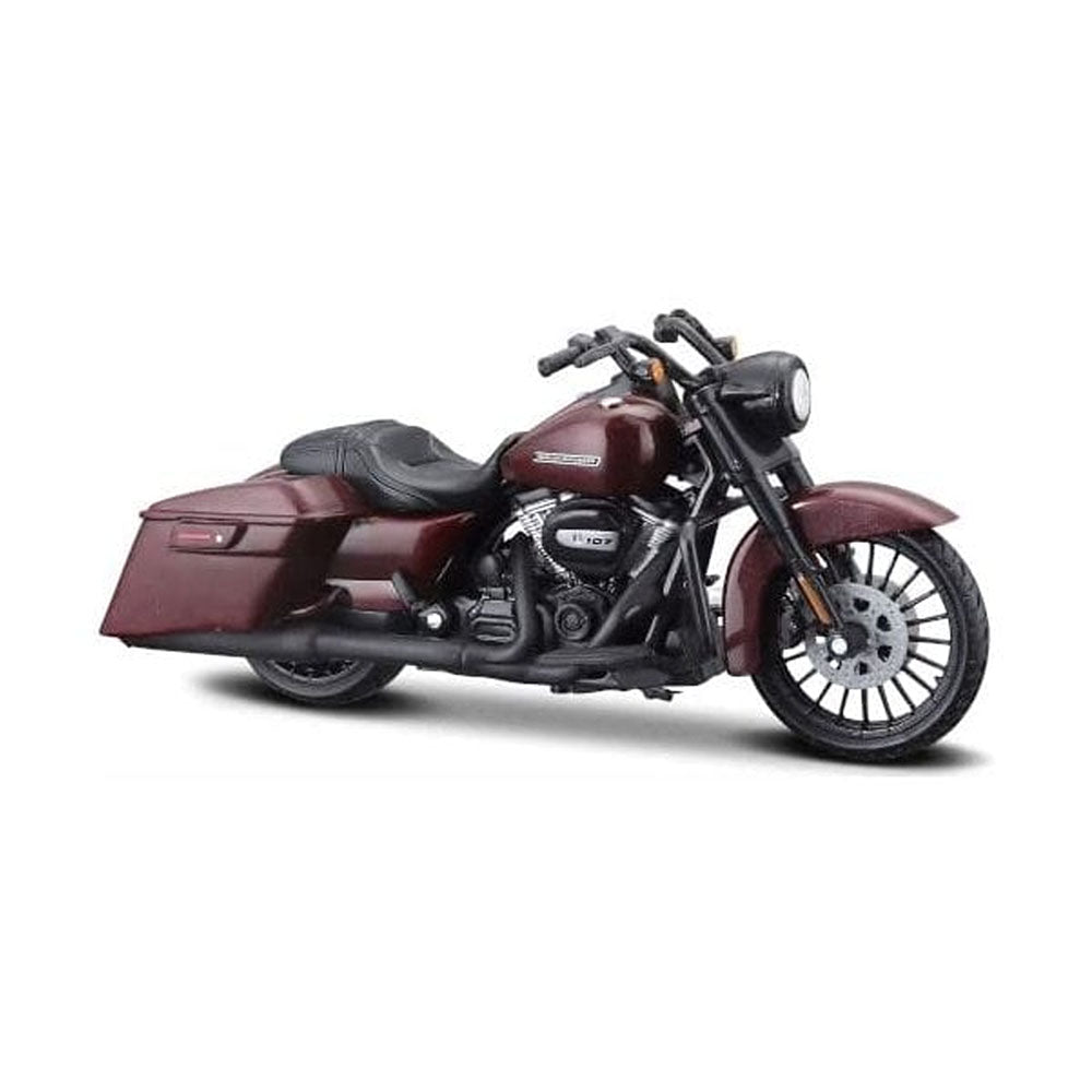 Maisto Licensed 1:18 Scale Harley Davidson Road King Special 2017 Diecast Model Toy Burgundy