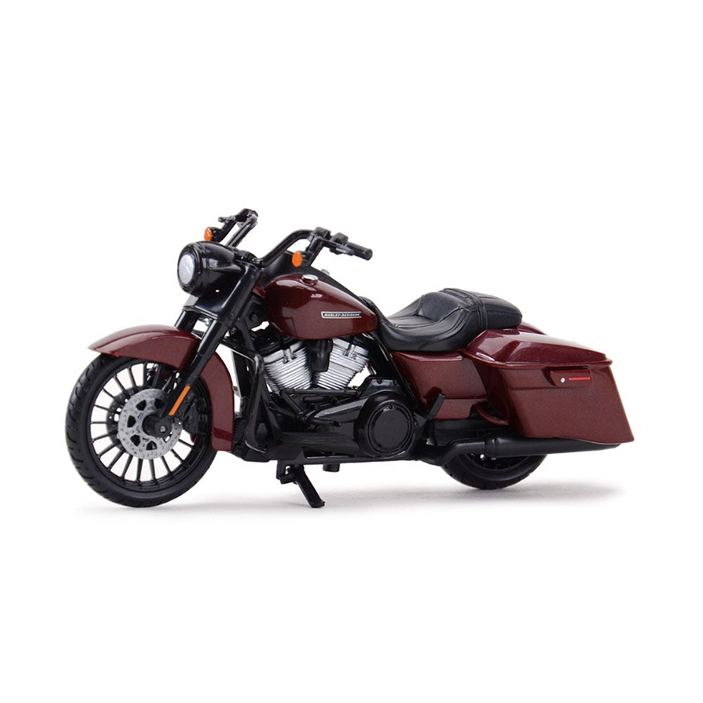 Maisto Licensed 1:18 Scale Harley Davidson Road King Special 2017 Diecast Model Toy Burgundy