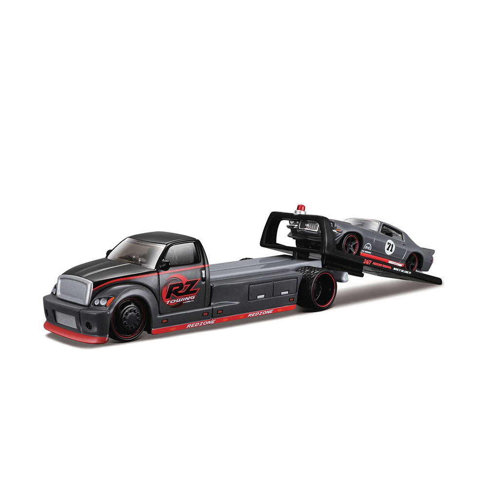 Maisto Licensed 1:64 Scale Design Flatbed With 1971 Chevrolet Camaro Z/28 Diecast Model Car