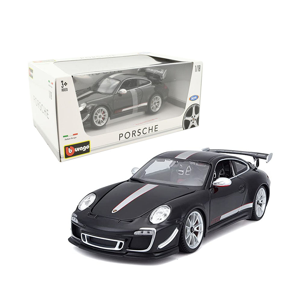 Bburago Licensed 1:18 Scale Porsche 911 GT3 RS 4.0 2012 Diecast Model Car Black