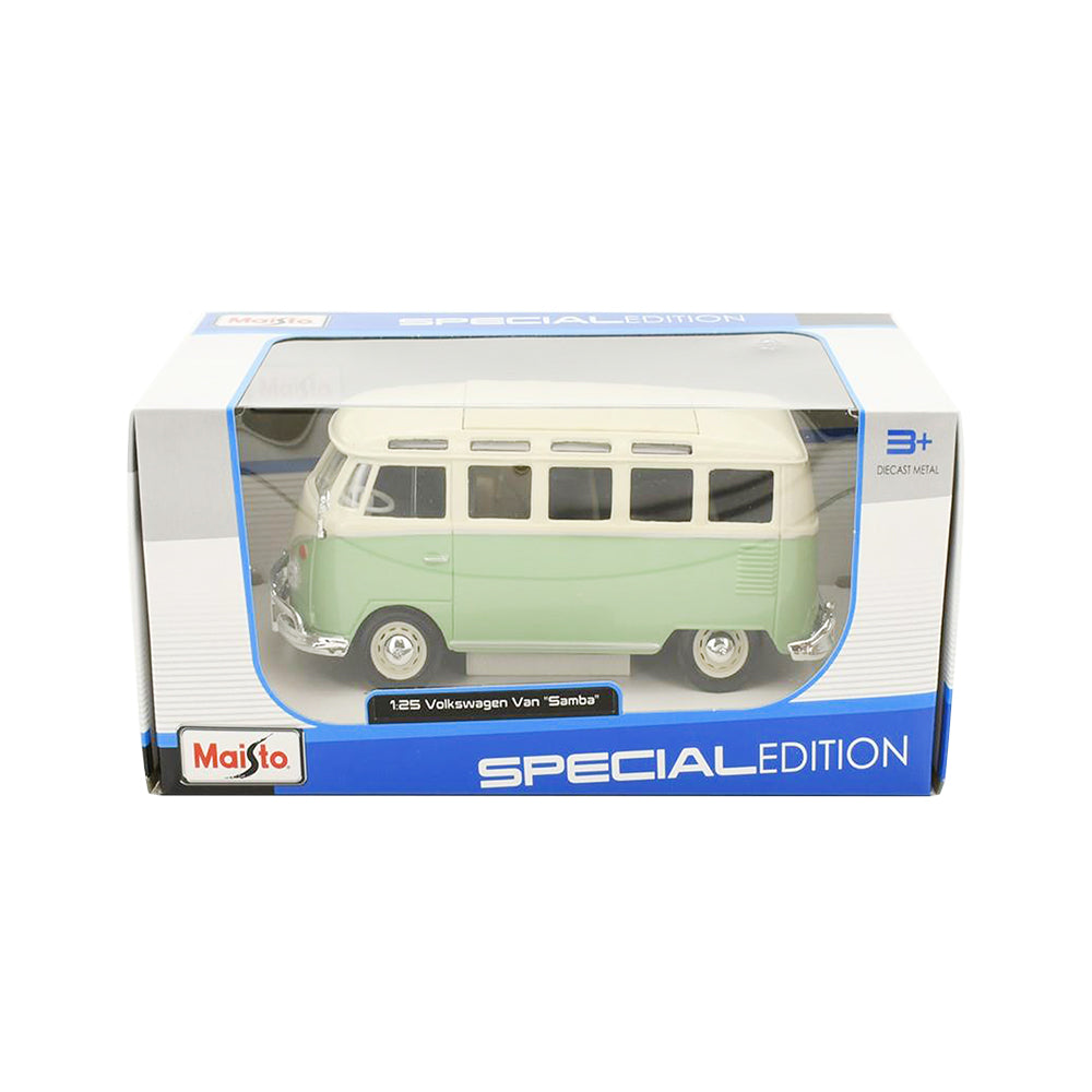 Maisto Licensed 1:25 Scale Volkswagen Van Samba Diecast Model Toy
