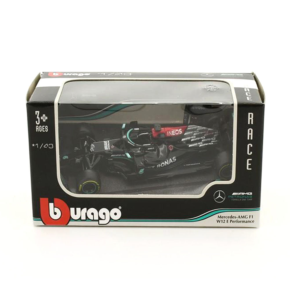 Bburago Licensed 1:43 Scale Mercedes AMG F1 W12 E-Perform #44 Hamilton 2021 Diecast Model Toy Car