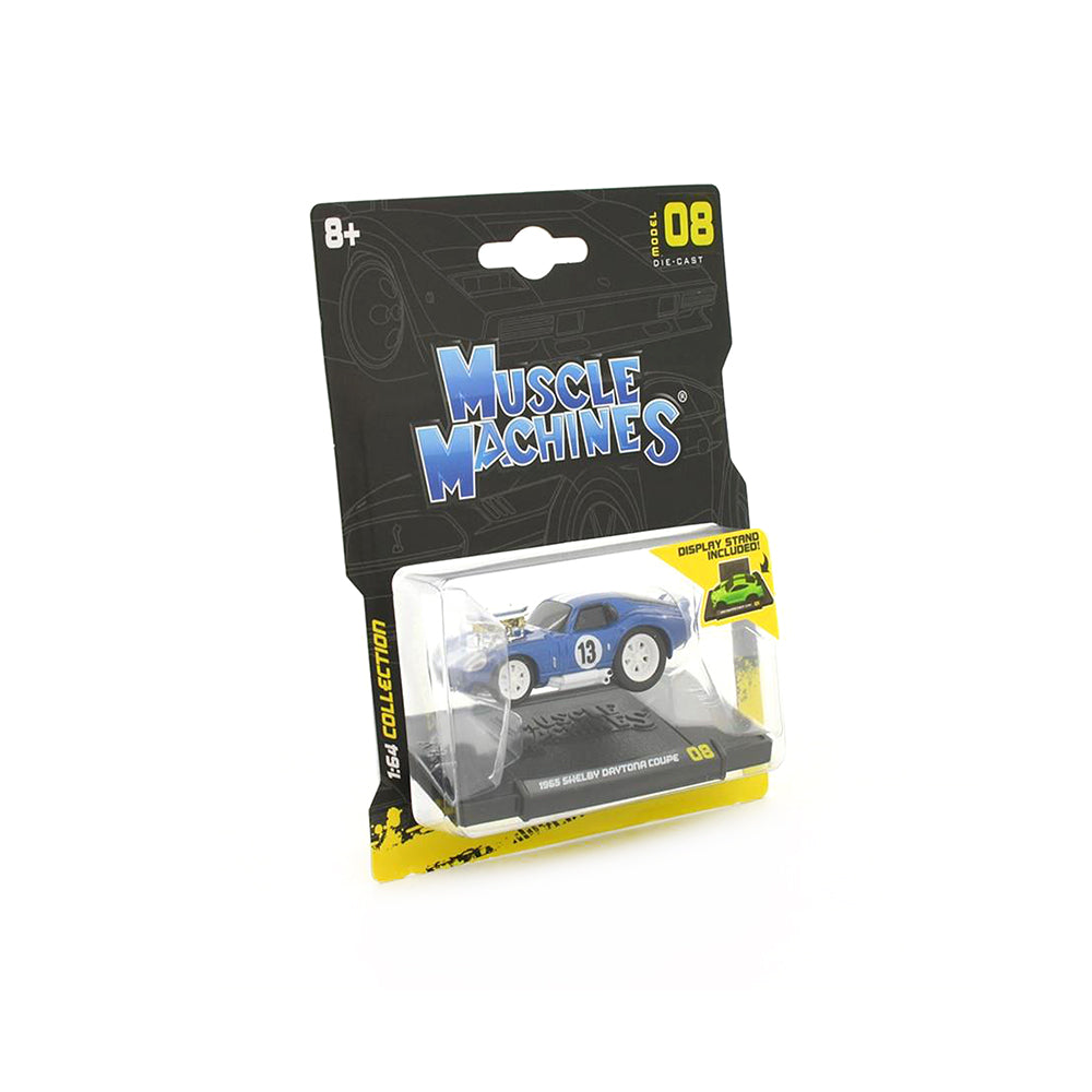 Maisto Licensed 1:64 Scale Shelby Daytona Coupe 1965 Diecast Model Car Blue