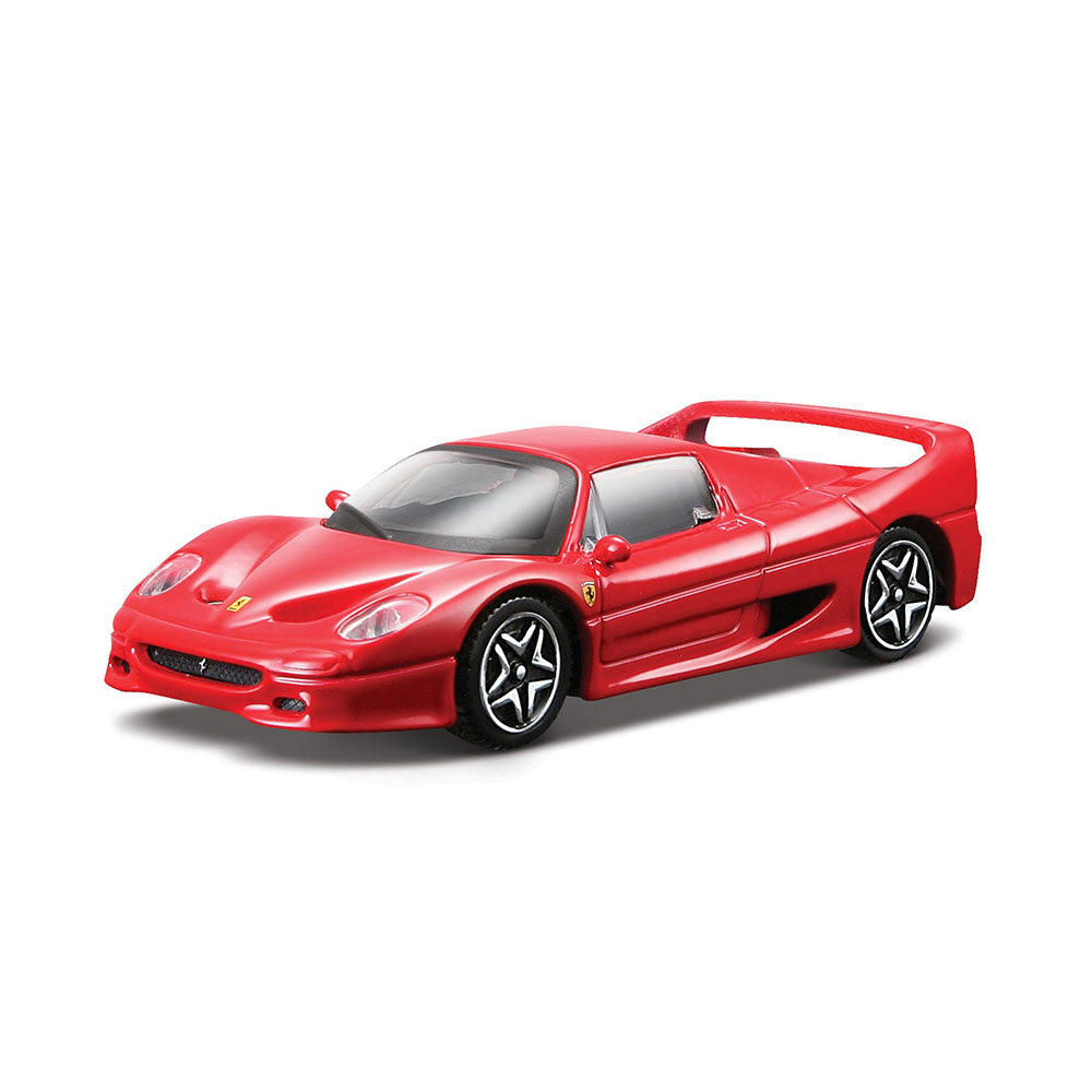 Bburago Licensed 1:43 Scale Race & Play Ferrari F50 Diecast Model Car Red