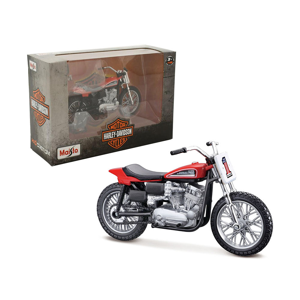 Maisto Licensed 1:18 Scale Harley Davidson XR750 Diecast Model Motorcycle