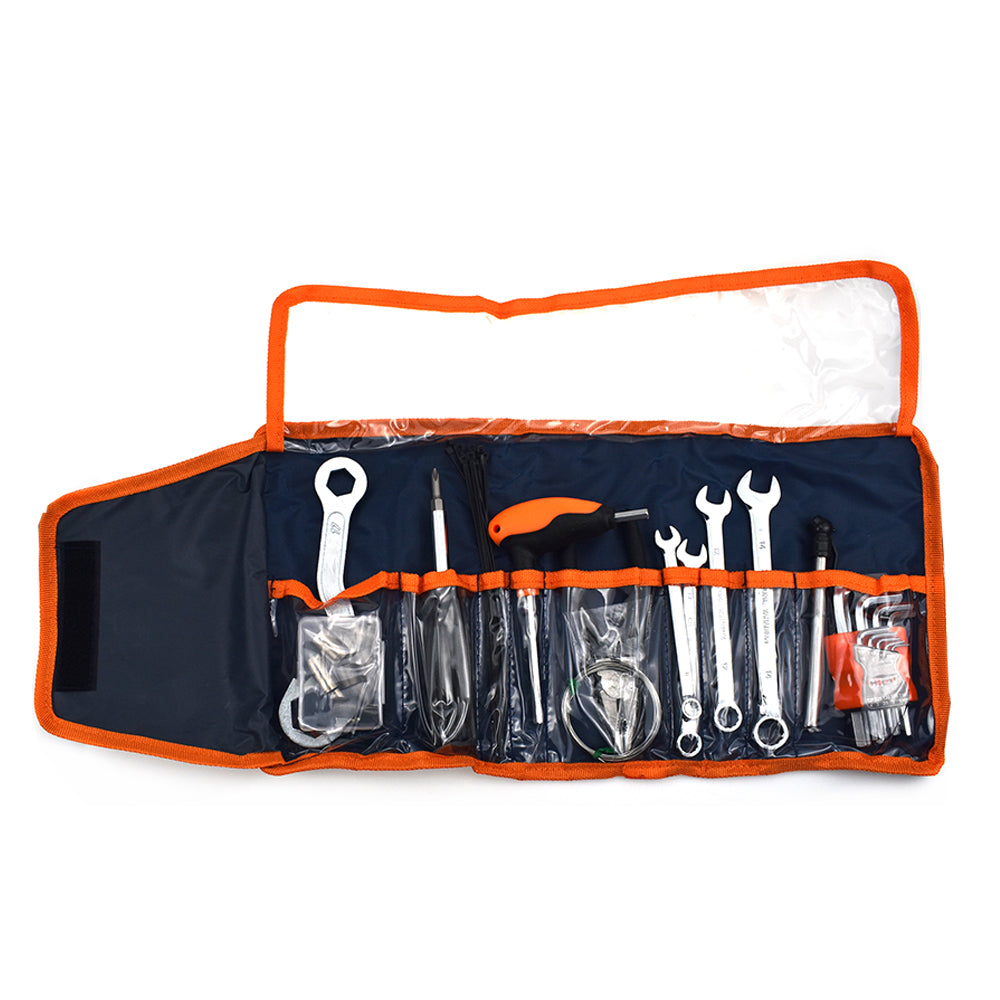 Motorcycle Dirt Bike ATV Scooter Under Seat Tool Kit Wrap For KTM Gas Husaberg