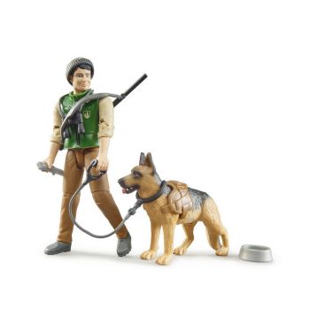 BRUDER 62150 Bworld Policeman With Dog for sale online 