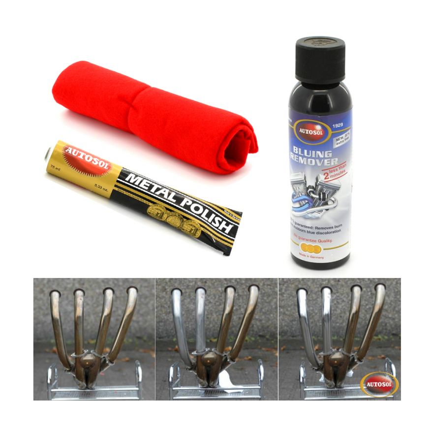 Stainless Steel Exhaust Polish Set | Autosol